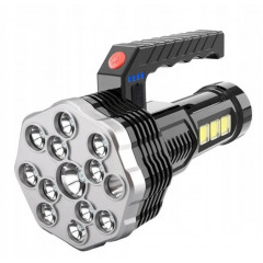 Militārais taktiskais lukturītis LED uzlādējams USB (HN2426)