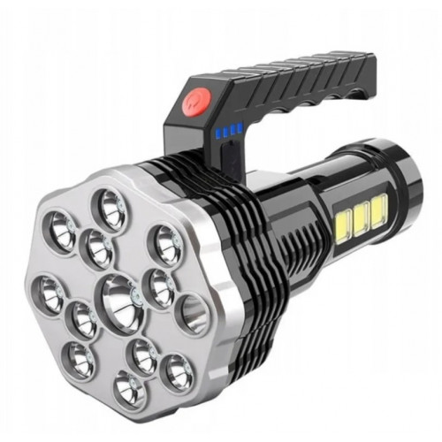 Militārais taktiskais lukturītis LED uzlādējams USB (HN2426)