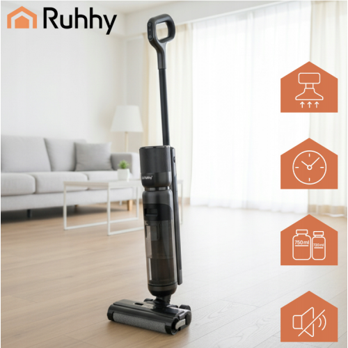 Vertikālais akumulatora putekļusūcējs 200W, 16kPa, Hepa, pašattīrošs Ruhhy Lixo (24860)
