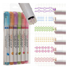 Rakstu pildspalvas - 6 gabalu komplekts Maaleo (24861)