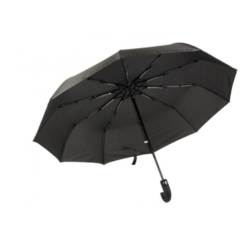 Autimātiski salokamais lietussargs, unisex, melns no VERK (25018)