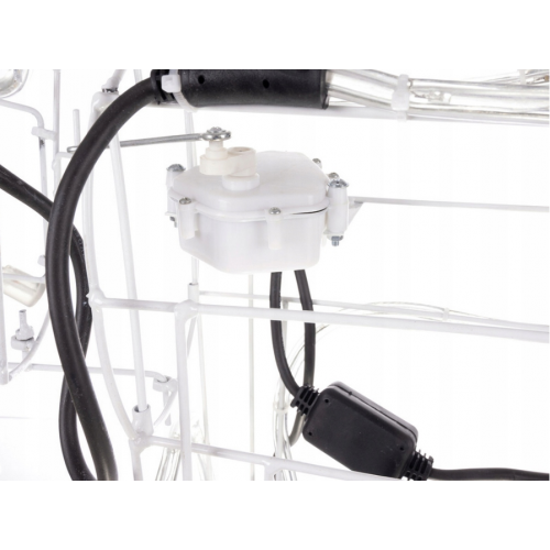 Mirdzošs Ziemassvētku ziemeļbriedis 216 led ar kustīgu galvu 80x93x41cm (26202)