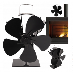 Termoelektriskais kamīna - krāsns ventilators 16,3 x 9,5 x 22 cm no Kaminer (26206)