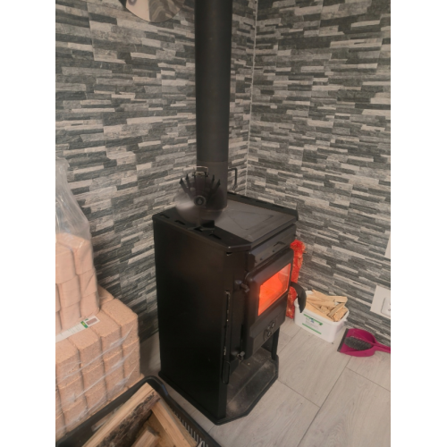 Termoelektriskais kamīna - krāsns ventilators 16,3 x 9,5 x 22 cm no Kaminer (26206)