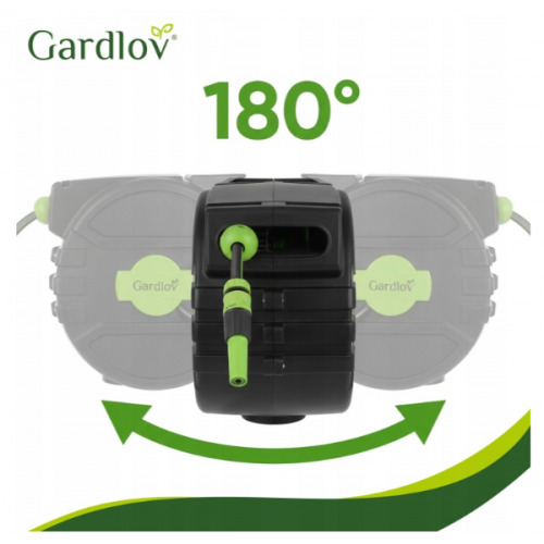 Automātiskā dārza šļūtenes spole 20 m Gardlov (27505)