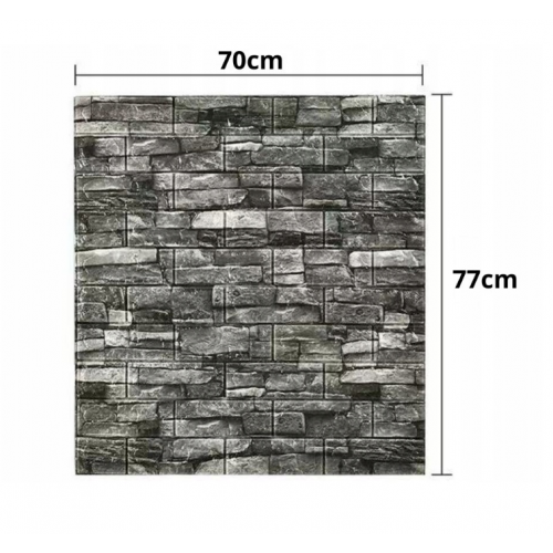 3D pašlīmējošās tapetes - viena loksne 70X77 cm (27607)