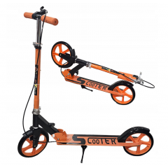 Saliekamais pilsētas skrējritenis, skūteris 200mm, 100kg maks. (4302 Orange)