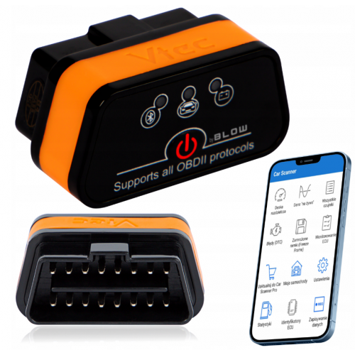 Vtec BT 4.0 OBD2, Устройство для диагностики автомобиля (ELM327, 58-660)