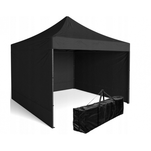 Tirdzniecības, dārza melns paviljons, nojume, telts 3x3m (1123595)