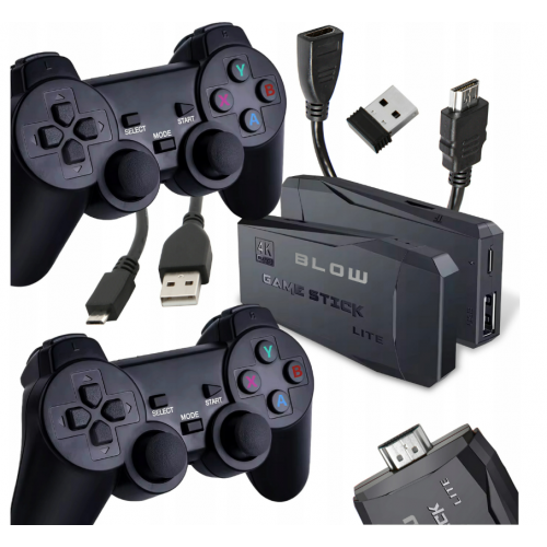 Retro Mini spēļu konsole HDMI bezvadu 2xPad 22073 games (77-096)