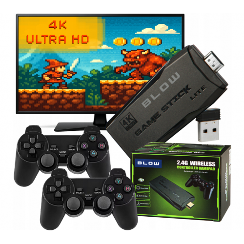 Retro Mini spēļu konsole HDMI bezvadu 2xPad 22073 games (77-096)