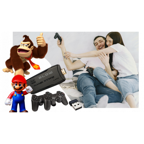 Retro Mini spēļu konsole HDMI bezvadu 2xPad 22073 games (77-096)