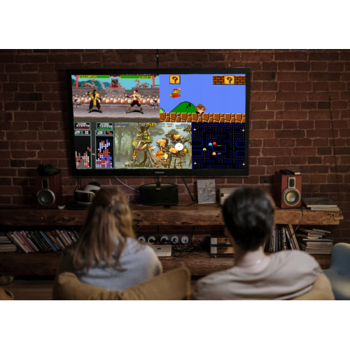 Retro Mini spēļu konsole HDMI bezvadu 2xPad 22073 games (77-096)