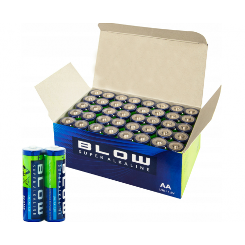 BLOW SUPER Alkaline AA LR6 батарейки 40шт (82-572)
