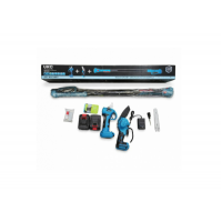 Elektriskais teleskopiskais dārza šķēres un ķēdes zāģa komplekts ar 6 collu akumulatoru UKC (9485)