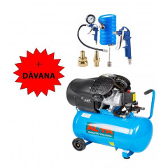 Gaisa kompresors 2 virzuļi, 50L, 8bar no Al-Fa (ALC-50V)