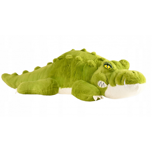 Plīša krokodila talismans, garums 100 cm, zaļš. (B48Q)