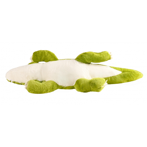 Plīša krokodila talismans, garums 100 cm, zaļš. (B48Q)