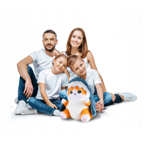 Kotorekyn plīša rotaļlieta haizivs kaķis, 55 cm, liela plīša rotaļlieta (B48T)