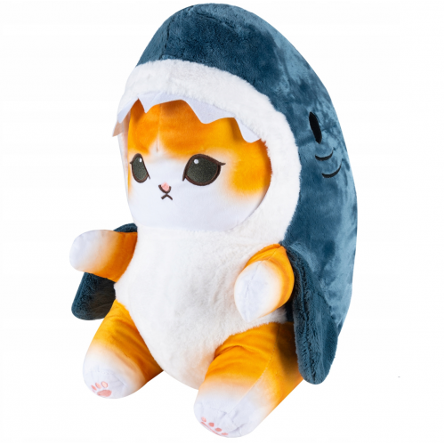 Kotorekyn plīša rotaļlieta haizivs kaķis, 55 cm, liela plīša rotaļlieta (B48T)