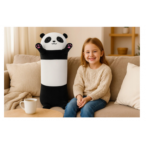 Мягкая плюшевая игрушка-панда 110 см, длинная, мягкая, как подушка (B48V1)