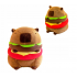 Kapibaras burgera plīša lācis, mīksts un mīlīgs, 30 cm (B48Y1)