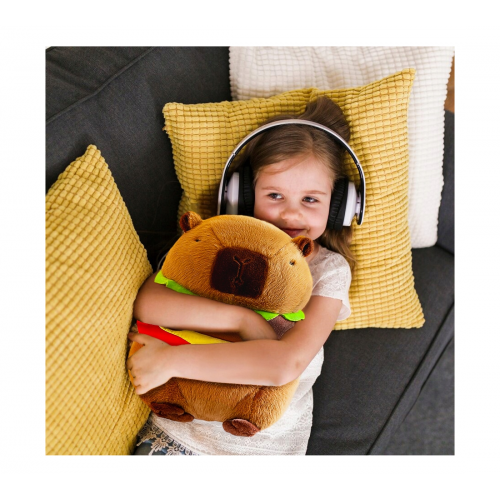 Kapibaras burgera plīša lācis, mīksts un mīlīgs, 30 cm (B48Y1)