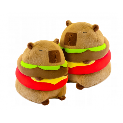 Kapibaras burgera plīša lācis, mīksts un mīlīgs, 30 cm (B48Y1)