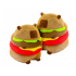 Kapibaras burgera plīša lācis, mīksts un mīlīgs, 30 cm (B48Y1)