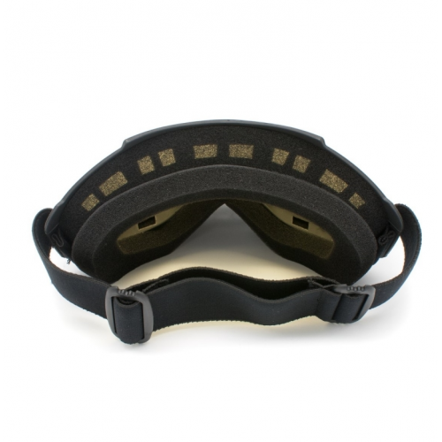 Brilles priekš ķiveres  melnas matēts STD are dzeltenām lēcām no EXTREME RIDE (BMA-916)