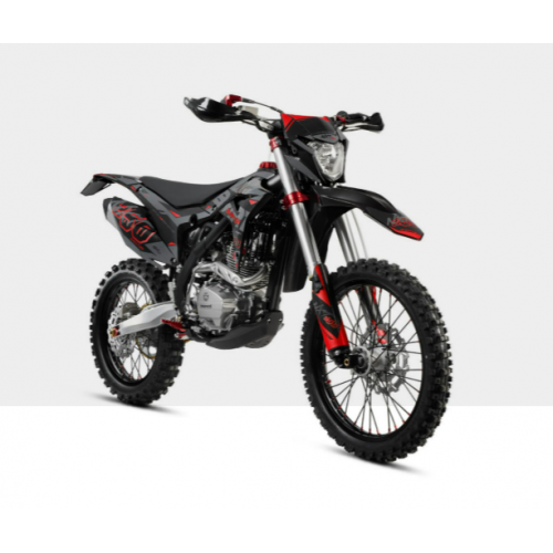 Benzīna krosa motocikls 4T 250 cm3 21"/18" mehanisks (Elektriskais + Kick starteris) no Barton Motors (Barton NXT 250)