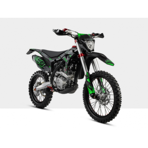 Benzīna krosa motocikls 4T 250 cm3 21"/18" mehanisks (Elektriskais + Kick starteris) no Barton Motors (Barton NXT 250)