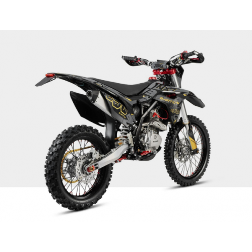 Benzīna krosa motocikls 4T 250 cm3 21"/18" mehanisks (Elektriskais + Kick starteris) no Barton Motors (Barton NXT 250)