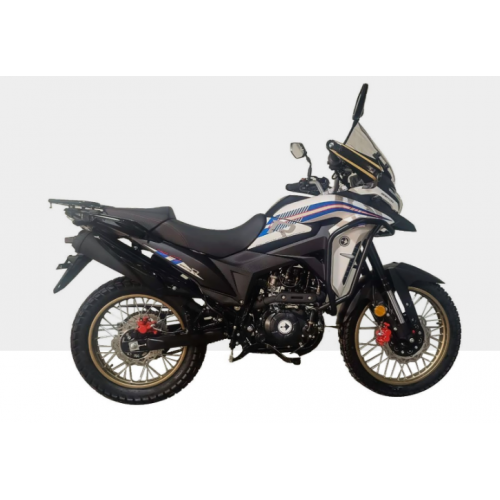 Reģistrējams benzīna motocikls 4T 125cm3 19"/17" manuāls no Barton Motors (Barton Rally 125)