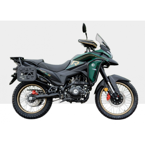 Reģistrējams benzīna motocikls 4T 125cm3 19"/17" manuāls no Barton Motors (Barton Rally 125)