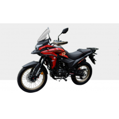 Reģistrējams benzīna motocikls 4T 125cm3 19"/17" manuāls no Barton Motors (Barton Rally 125)
