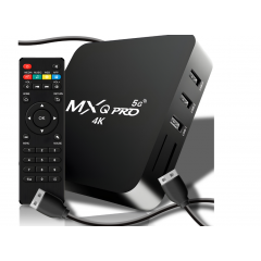 Viedtelevizora kaste 8 GB MXQ PRO 4K dekodētājs Android 11.1 (E139)