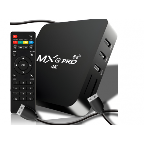 Televizora kaste 8 GB MXQ PRO 4K dekodētājs Android 11.1 (E139)