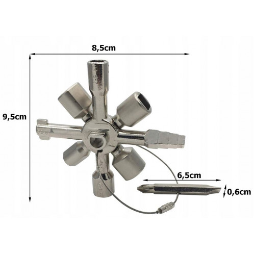 Universāla atslēga slēdzenēm (EB154)