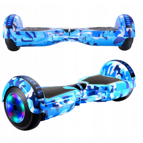 Giroskūteris - Hoverboard LED, Bluetooth, skaļruņi, 8 collu riteņi no RETOO (ER033)