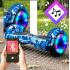 Giroskūteris - Hoverboard LED, Bluetooth, skaļruņi, 8 collu riteņi no RETOO (ER033)