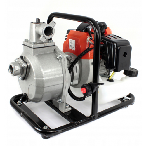 2 taktu benzīna ūdens sūknis - pumpis 1", 5.2 z.s. no Silvertools (WP10, 11310)