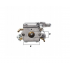 Карбюратор для пилы от SilverTools (EX2040)