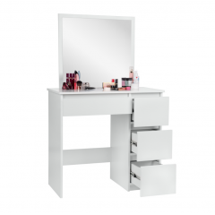 Косметический туалетный столик с подсветкой 80x40x131.5см от Funfit Home&Office (FC3916)