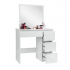 Косметический туалетный столик с подсветкой 80x40x131.5см от Funfit Home&Office (FC3916)