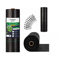 Agrotekstils / Agroplēve / dārza pārsegs pret nezālēm 135g/m 1,1x50m (FC4524)