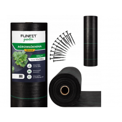 Agrotekstils / Agroplēve / dārza pārsegs pret nezālēm 135g/m 1,1x100m (FC4526)