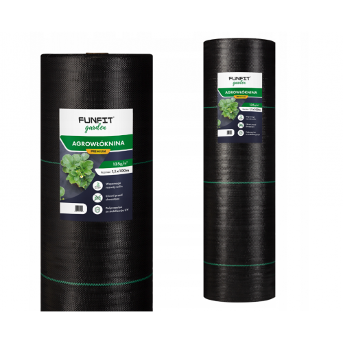 Agrotekstils / Agroplēve / dārza pārsegs pret nezālēm 135g/m 1,1x100m (FC4526)