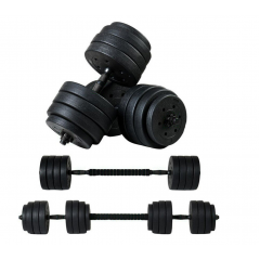 Битумные гантели, набор 40 кг, 4 в 1 + рукоятки (FC4261)