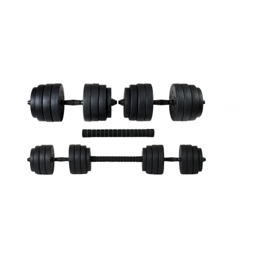 40 kg hanteļu komplekts, 4 vienā, ar rokturiem (FC4261)